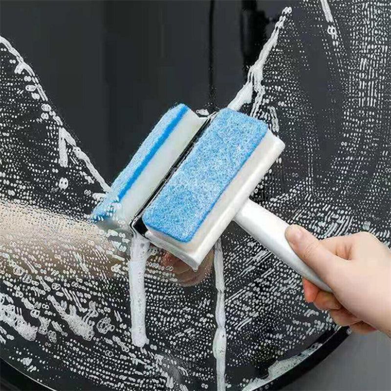 Window Cleaning Brush Glass Wiper Cleaner Double Side Bathroom Mirror Squeegee