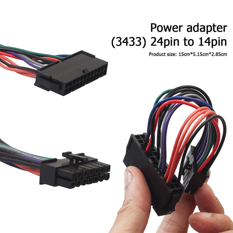 ATX 24 Pin to 14 Pin Adapter Power Cable Cord for Lenovo for IBM Q77 B75