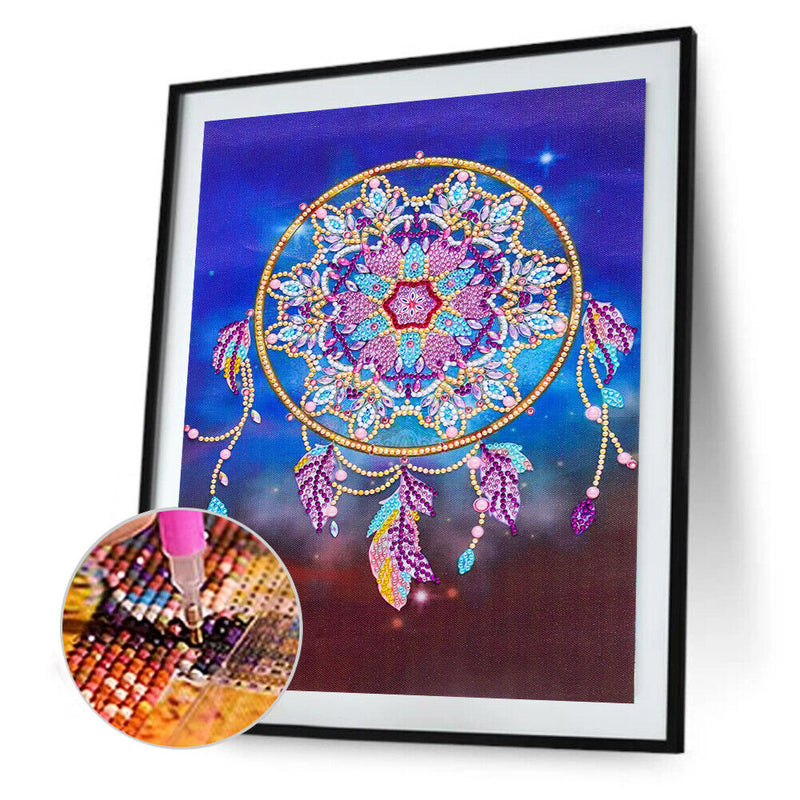 5D Diamond Painting Dreamcatcher Special Shape Picture Home Decor (GT129)