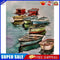 Colorful Boats Oil Painting By Numbers DIY Frameless Art Picture On Canvas