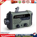 Portable Solar Hand Crank Radio AM FM Emergency Reading Lamp Flashlight Newly