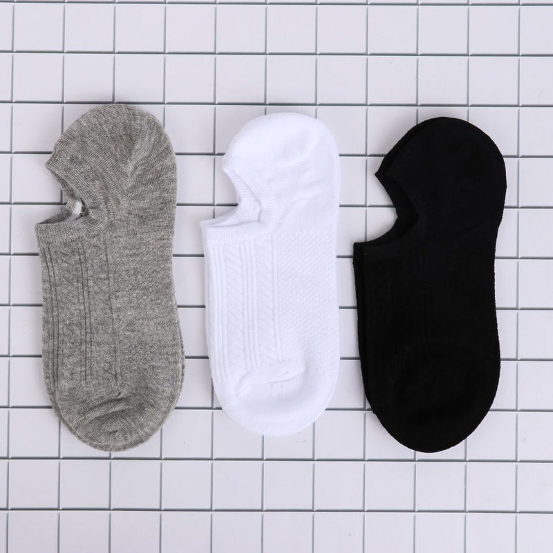 Elastic Invisible Breathable Business Cotton Sock Boat Sox Ankle Men's Socks