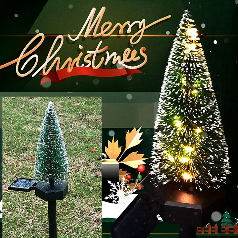 Waterproof Ground Solar Lights Solar Garden Lamp Spike Lights Christmas Tree