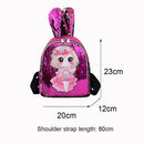 Student Schoolbag Lovely Rabbit Ear Backpack Fashion Sequin Kids Casual Knapsack