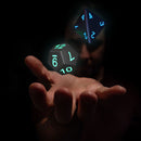 Luminous Dices Kit - Party Glowing Polyhedral Dice in Dark with LED Lamp Beads