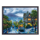 14CT Counted Handmade Needlework Pleasant Landscape DIY Bedroom Cross Stitch