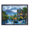 14CT Counted Handmade Needlework Pleasant Landscape DIY Bedroom Cross Stitch