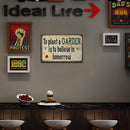Garden Plant Retro Metal Plate Tin Sign for Bar Club Cafe Wall Art Home Decor