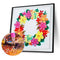 5D Colorful Wreath Part Special Shaped Diamond Painting Rhinestone Artwork Decor