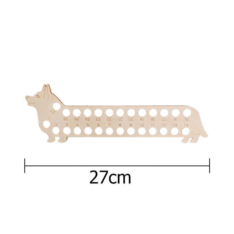 3pcs Wooden Carved Cross Stitch Thread Board (Dog)