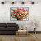 Painting By Numbers Kit DIY Basket Flower Canvas Oil Art Picture Craft