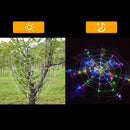Halloween Props LED Spider Web Outdoor Party Light Up Cobweb Lighting Decor N`