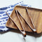 Wooden Toast Tongs Cooking Salad Bacon Steak Bread Cake Clip Kitchen Utensil Acc