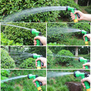 Adjustable Watering Gun Garden Hose Nozzle Lawn Car Washer Sprayer (Green)