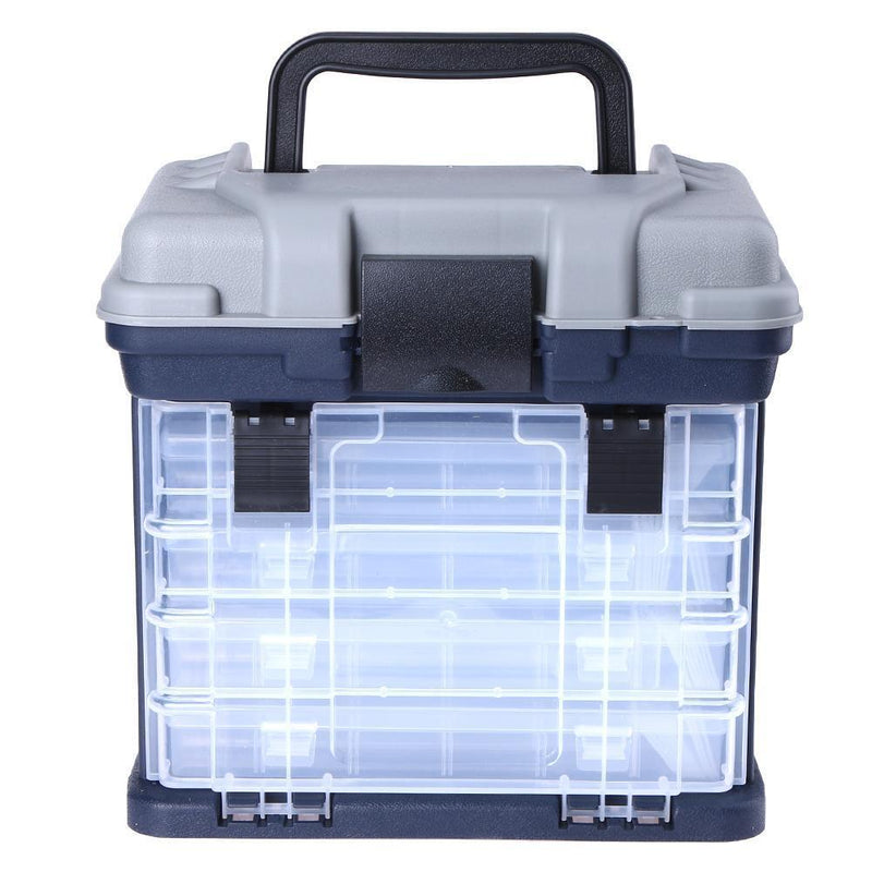 Multi-Layer Fish Lures Container Box Durable Fishing Tackle Storage Case