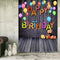 Happy Birthday Art Cloth Backdrop Photographic Studio Prop Kid Family Decor