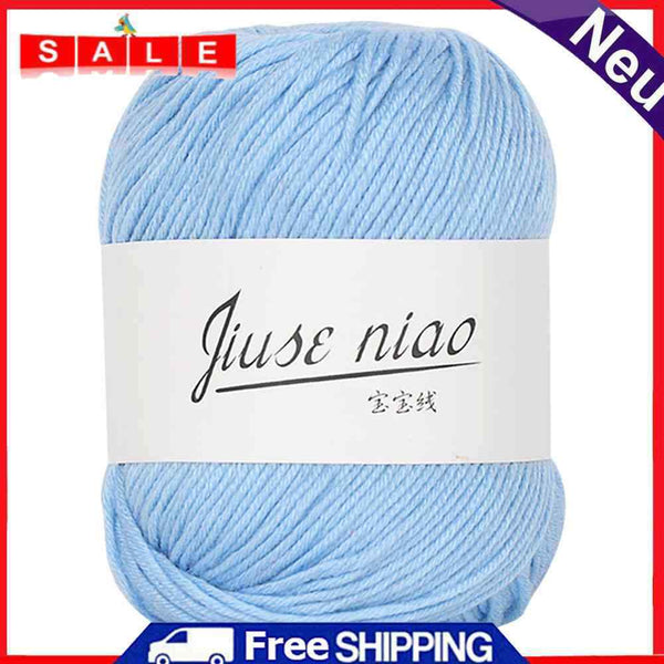 50g Pure Cotton Thin Yarn Crochet Knitting Baby Threads Soft Material DIY Tools