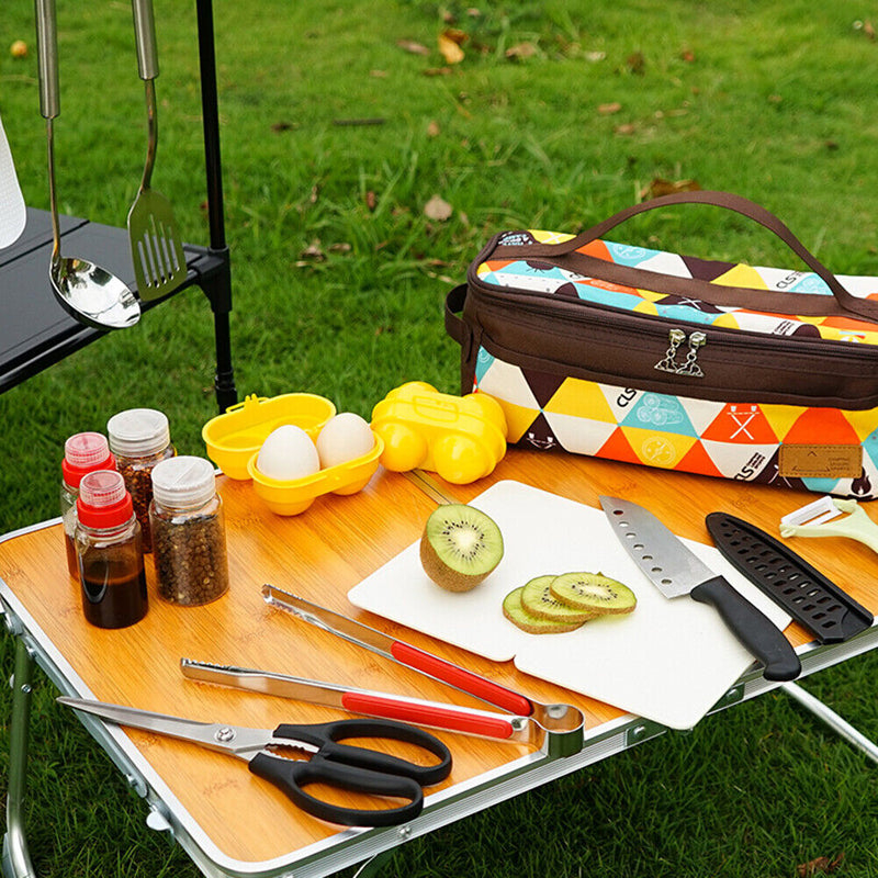 2 Grids Egg Protection Storage Box Camping Picnic Holder Container Yellow