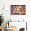 5D DIY Diamond Painting Dessert House Full Drill Rhinestone Mosaic Art Pict
