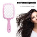 Hollow Hairdressing Comb Wet Dry Hair Detangling Brushes Scalp Massager Combs