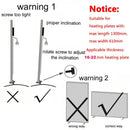 1Pair Bracket Infrared Heating Panel Stand Feet Portable Infrared Heater Stand~