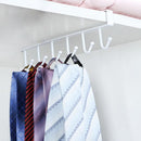 Seamless Towel Storage Wall Mounted Hanger Punch Free Wardrobe Door Back Rack