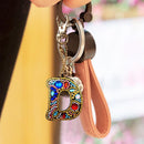 DIY Key Chain Diamond Painting Letters Women Bag Keyring Pendant Gift (D) Newly