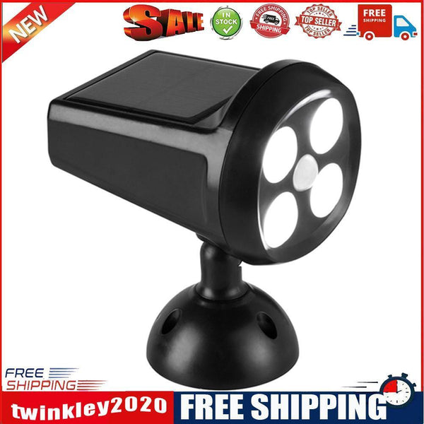 3535SMD 4LED 350LM Solar Wall Lamp Motion Sensor Garden Aisle Yard Light