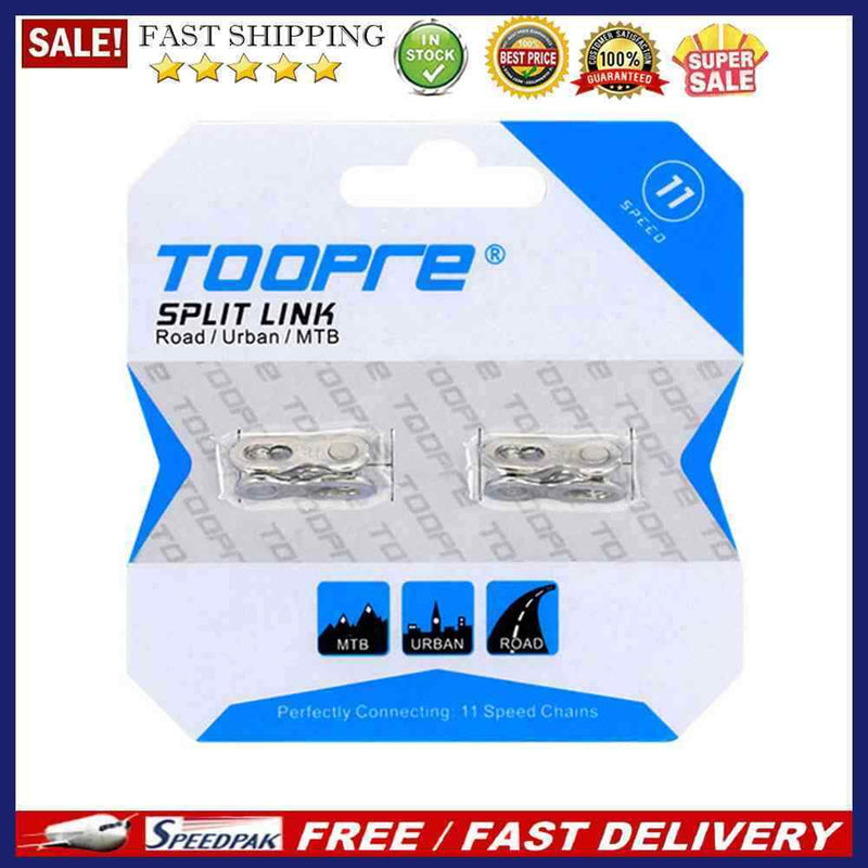 TOOPRE 2 Pairs Bicycle Chain Link Connector Joints MTB Bike Quick Master Li