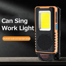 Multifunctional COB Work Light Bluetooth-compatible Speaker Portable 6 Mode