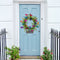 Artificial Wreath Multicolored Butterfly Fluttering in The Wind Hanging Garland