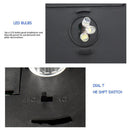 #A Waterproof Solar Pillar Light Garden Post Cap LED Fence Lamp (Warm Light)