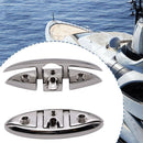 Steel Hardware Mooring Marine Cleat Tie Bollard Deck Line Rope Boat Yacht Dock