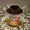 Metal Bird Feeders Outdoor Hanging Solar Lawn Lantern Light Garden Decor
