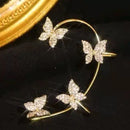 No Pierced Jewelry Rhinestones Ear Cuff Tragus Earrings Non Piercing Ear Wrap