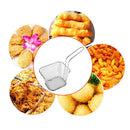 Snack Potato Chips Frying Colander Square French Fries Fried Basket Cooking T