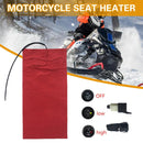 12V Universal Carbon Fiber Seat Heater Cover Heating Pad Motorcycle ATV UTV#