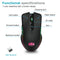 BLOODBAT M06 2.4GHz Wireless Mouse 7-Color Breathing Light Optical Mice for PC