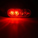 5PCS 4LED 4W Car Flash Truck Emergency Light Bar Strobe Warning Lamp(Red)