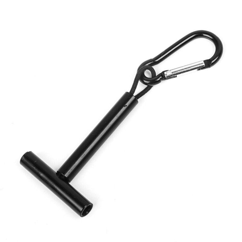 Multiple Tippet Spools Fishing T Holder Stack Carrier Aluminum Carabiner Hanger