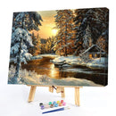 40x50cm Oil Paint By Numbers Landscape Frameless Picture DIY Decor (ZC3110)