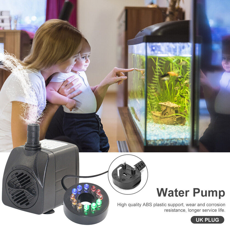 #A 15W 1000L/H Aquarium Water Pump Submersible Garden Landscape Pond Cleaning Pu