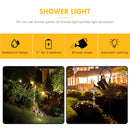 Star Shower Light Solar Waterproof LED Watering Can String Flash Light (2) Newly