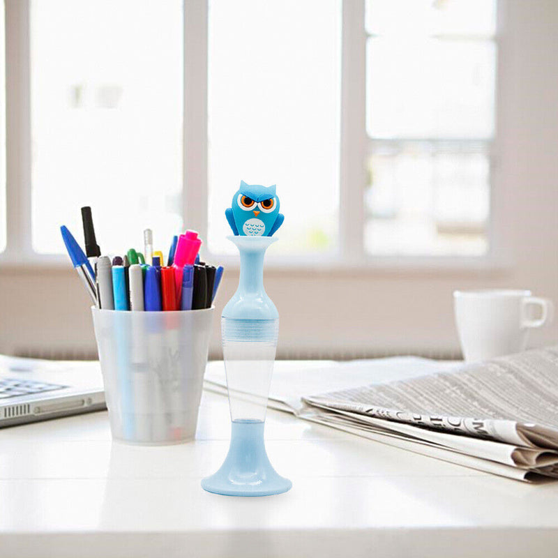 Vase 5D Diamond Painting Point Drill Pen DIY Craft (Blue Owl no Drill)