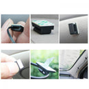 Black Drop Adhesive Clamp Car Wire Fixer Cord Cable Holder Organizer  Tie Clips