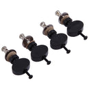 4pcs String Tuning Pegs Machine Heads for Ukulele 4-String Guitar (Black) Newly