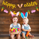 Easter Home Decoration Garland Bunting Cake Topper Hanging Flags Easter Banner