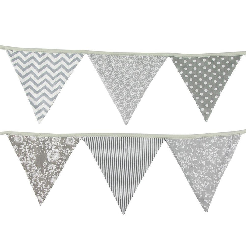 12-sides 3.2m Pennant Bunting Banners Triangular Flags Baby Birthday Decor