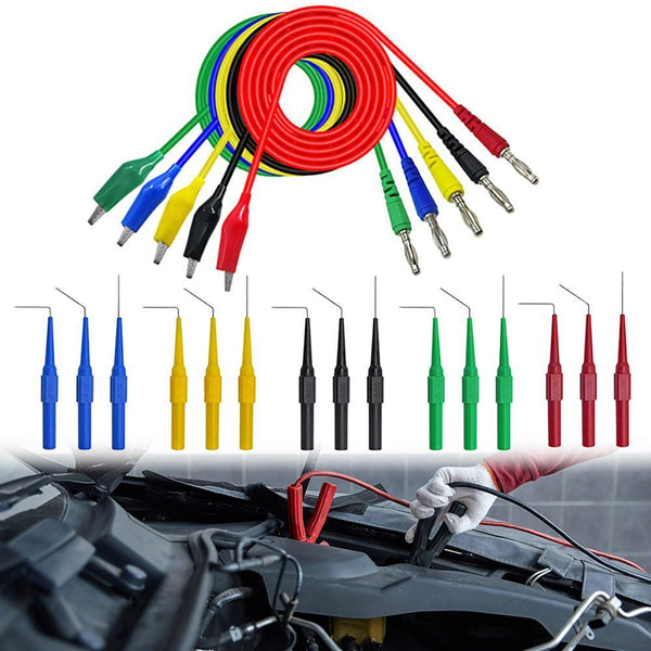 Durable Multimeter Test Lead Kit Test Probe Set Test Tools Set U-shaped Plug