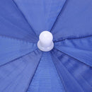 Anti-Rain Elastic Band Head Umbrella Hat Outdoor Sunscreen Tool(Royal Blue)